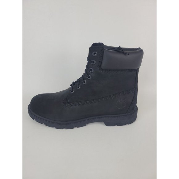 Timberland 6 Inch Classic Boot Black Nubuck Waterproof Boots main image 5